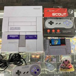 Super Nintendo Bundle $140 Gamehogs 11am-7pm