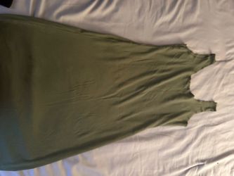 Light dark green dress