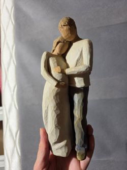 Hallmark Willow Tree pregnant couple figurine