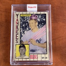 2021 Topps Project 70 Mickey Mantle (by Artist, New York Nico)