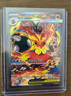 Pokemon Mega Emboar ex Ascended Hero 273/217