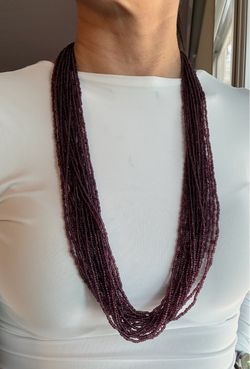 Purple Beads Necklace