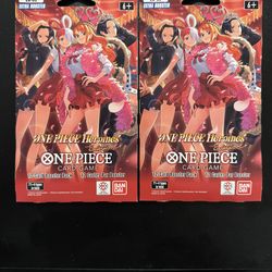 4 Packs of One Piece Heroines Edition EB-03 Extra Booster Packs