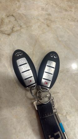 Two Infinity Key Fobs