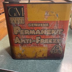 Vintage Oil/Genuine Permanent Antifreeze  Can