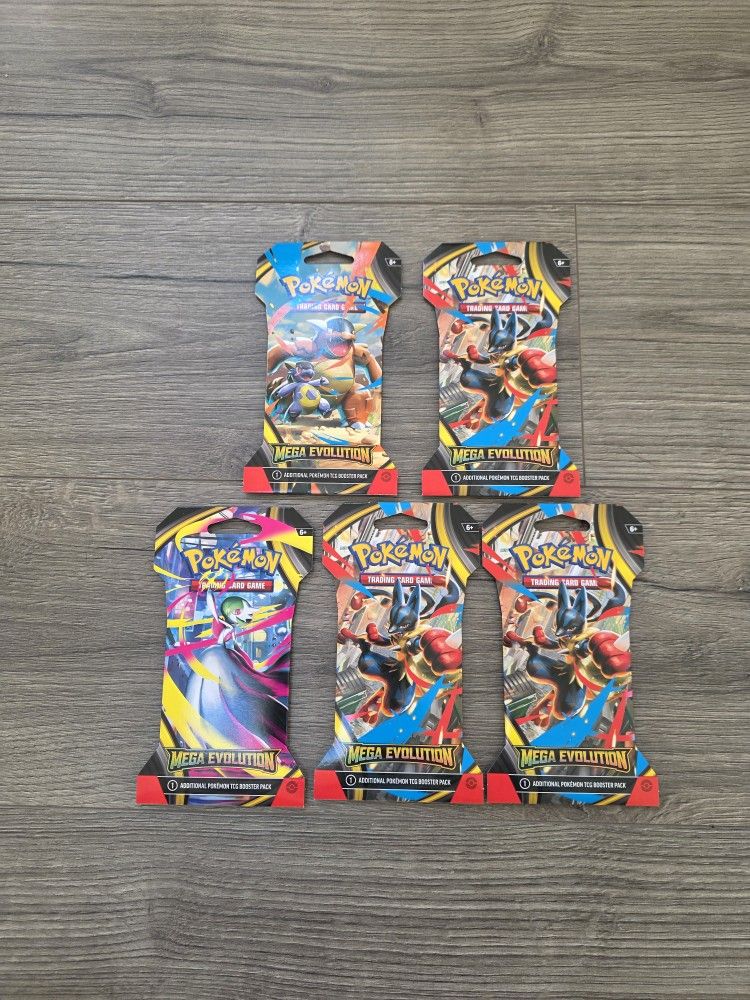 Pokemon Mega Evolution Booster Packs 5