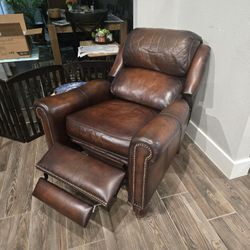 Beautiful Leather Recliner - $200.00
