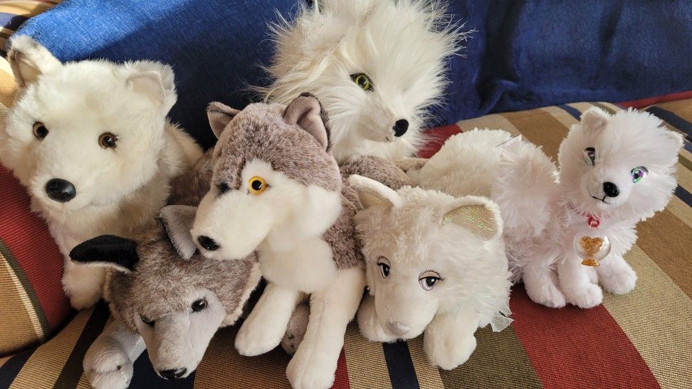 Wolf Plushies
