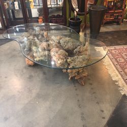 Large Vintage Sculptural ‘Root’ Kidney-Shaped Coffee Table (ST25)