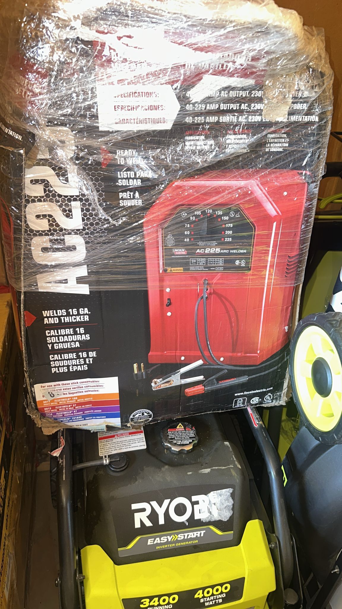 Lincoln Electric 225 Amp Arc/Stick Welder AC225S, 230V