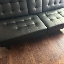 Memory Foam Futon With USB & Cup holders 