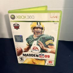 Xbox 360 NFL Madden 09 2008 Game 
