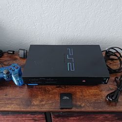 Sony PlayStation 2 SCPH-30001- PS2 Fat Console Bundle ■128 Memory ■Tested 