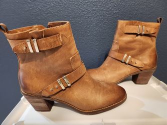 Brown Leather Ankle Boots