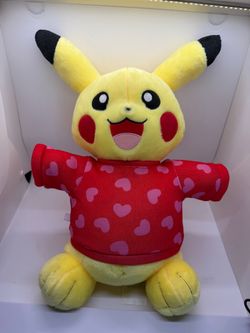 Build-A-Bear Workshop Pokémon Pikachu Plush with Heart Shirt