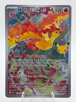 Moltres 130/128 Pokémon TCG Holo Rare Card