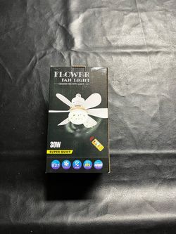 Flower Fan Light 30W Ceiling Fan with Light
