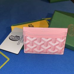 Goyard Saint-Sulpice Card Wallet PINK | ***AUTHENTIC** SAME DAY SHIPPING✅