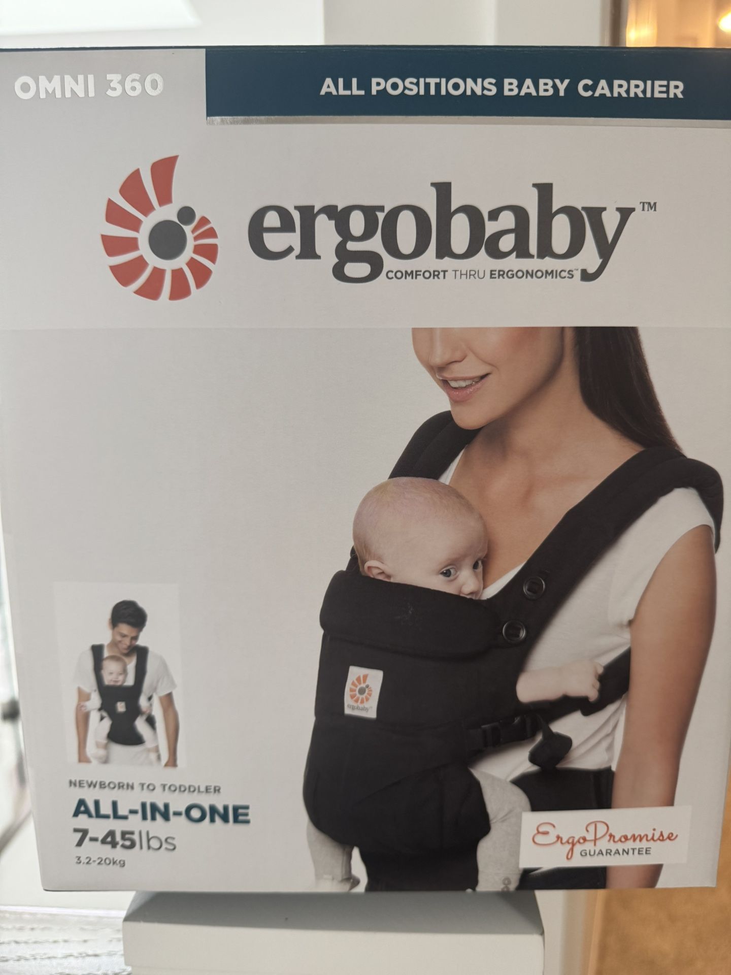 New- Ergobaby Omni 360 Carrier (7-45lbs)