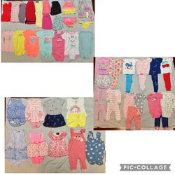 Carter’s baby girl pjs onesies shirt pants dress swimsuit 12 months. SEE PICS for prices