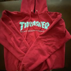 Red Thrasher Hoodie