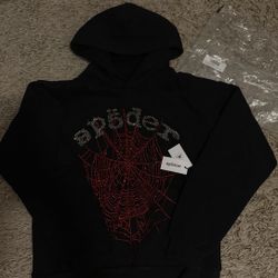 sp5der v2 rhinestone hoodie
