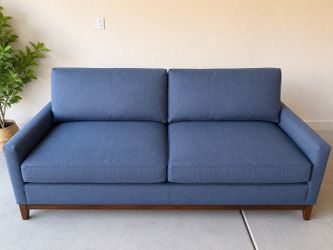 West Elm Blue Couch