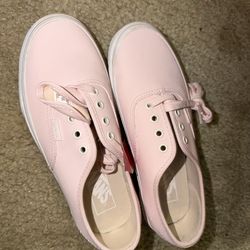 Brand new pink vans