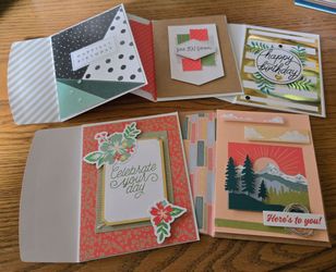 Stampin up card kit assembled