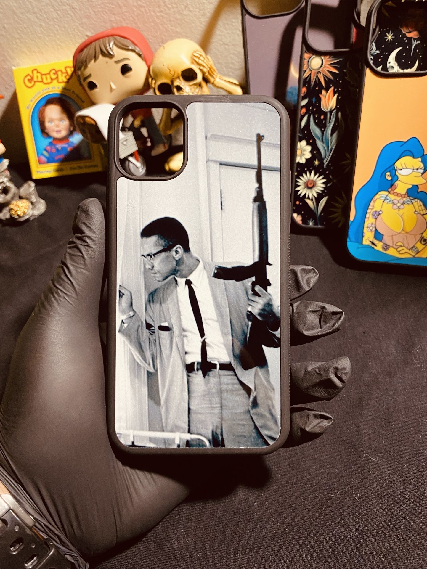By Any Means Necessary Malcom X iPhone Case
