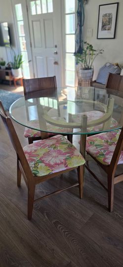 Dining table and chairs