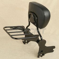Detachable Sissy Bar / Luggage Rack（Harley® Touring '97-'08 Black）