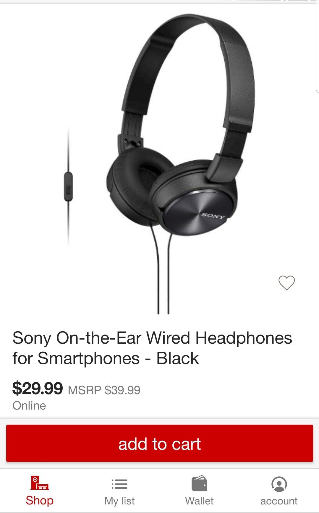 Wired Headphones Sony for Smartphones