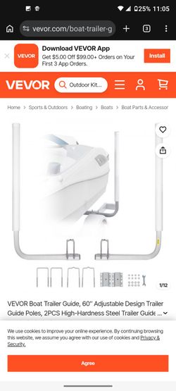 Vevor boat trailer guide