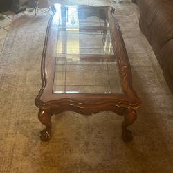 glass table