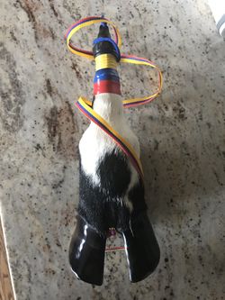 Cow Hoof (Real skin) Wine bottle