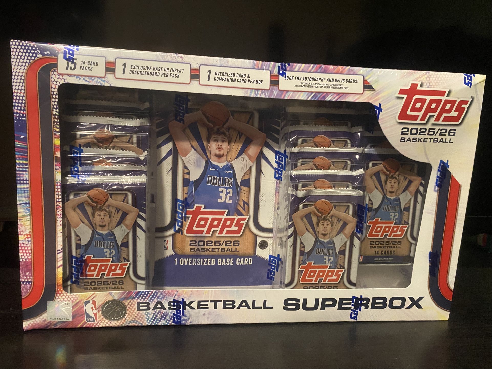 Topps 2025-26 NBA Superbox – Brand New & Sealed (Costco Exclusive)