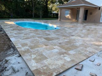 Paver Travertine Patios
