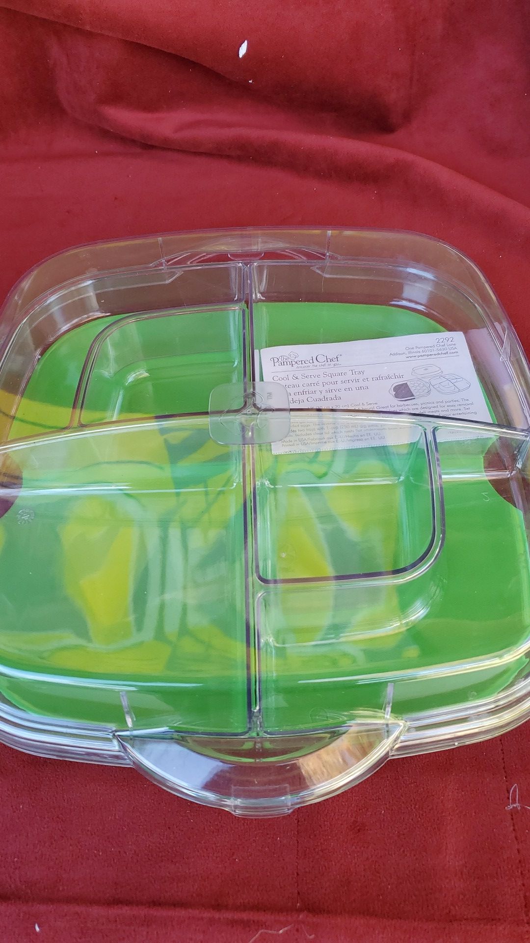 Pampered chef cool tray