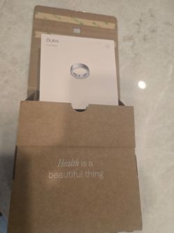 oura ring gen 4 silver size 13 new sealed