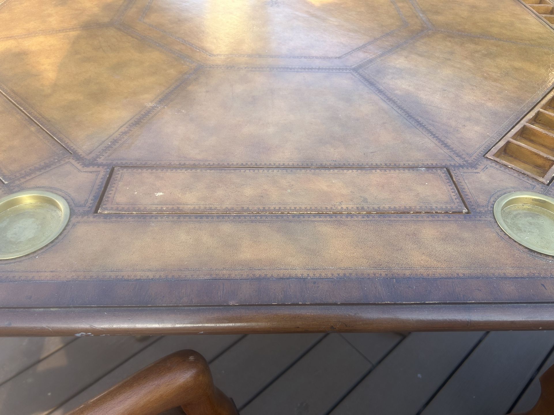 Vintage Poker Table