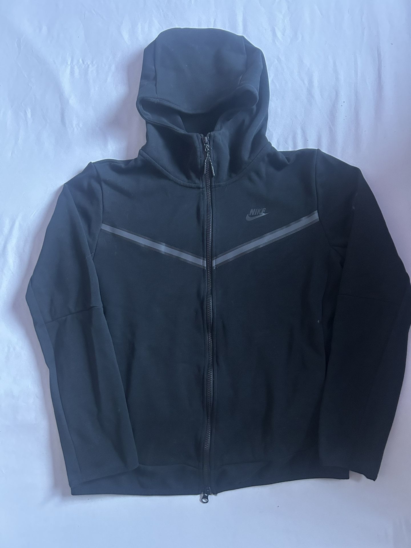 Black Nike Tech Zip Up Hoodie Large