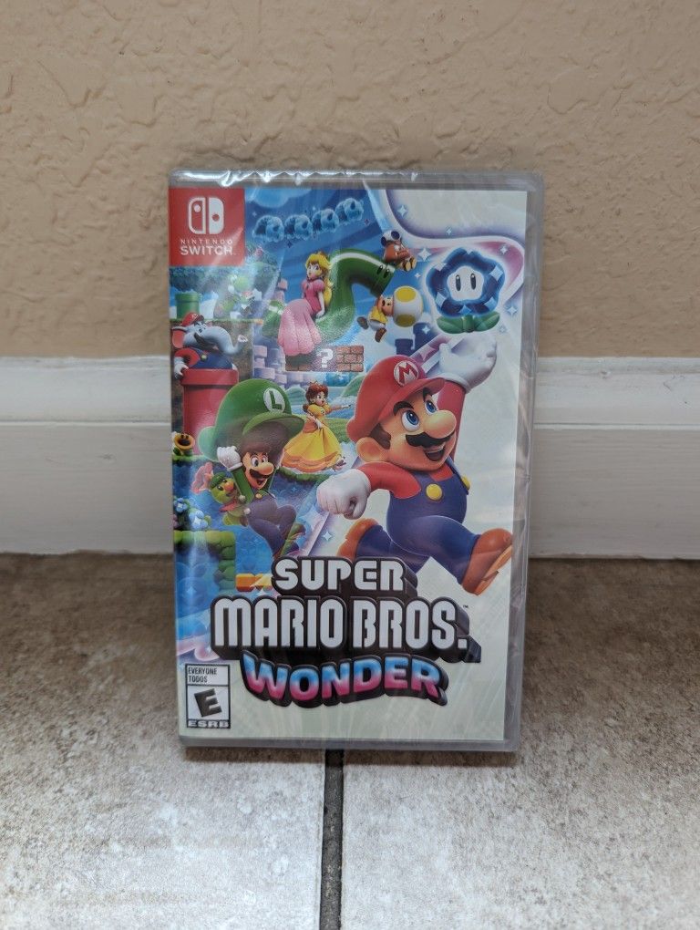 Super Mario Bros. Wonder - Nintendo Switch - US Version - Physical Cartridge New