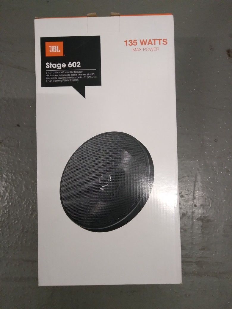 JBL Stage 602 6.5" 2 Way Coaxial Speakers 135W MAX 4 Ohm