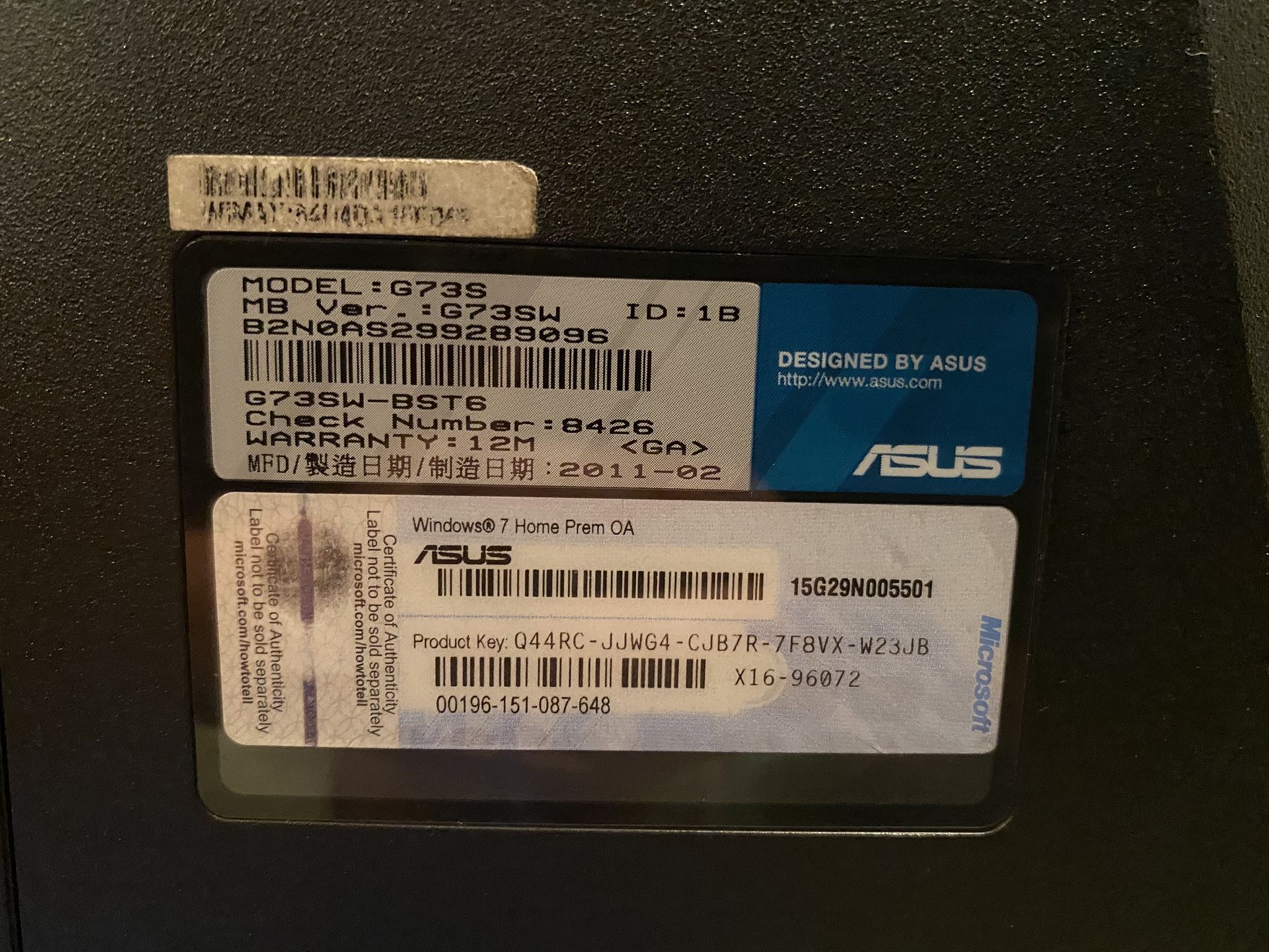 windows 7 rog serial key windows 7 rog serial key