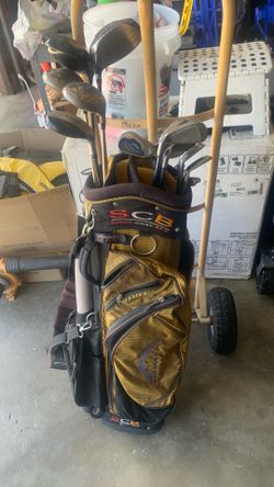 SCB golf bag /clubs