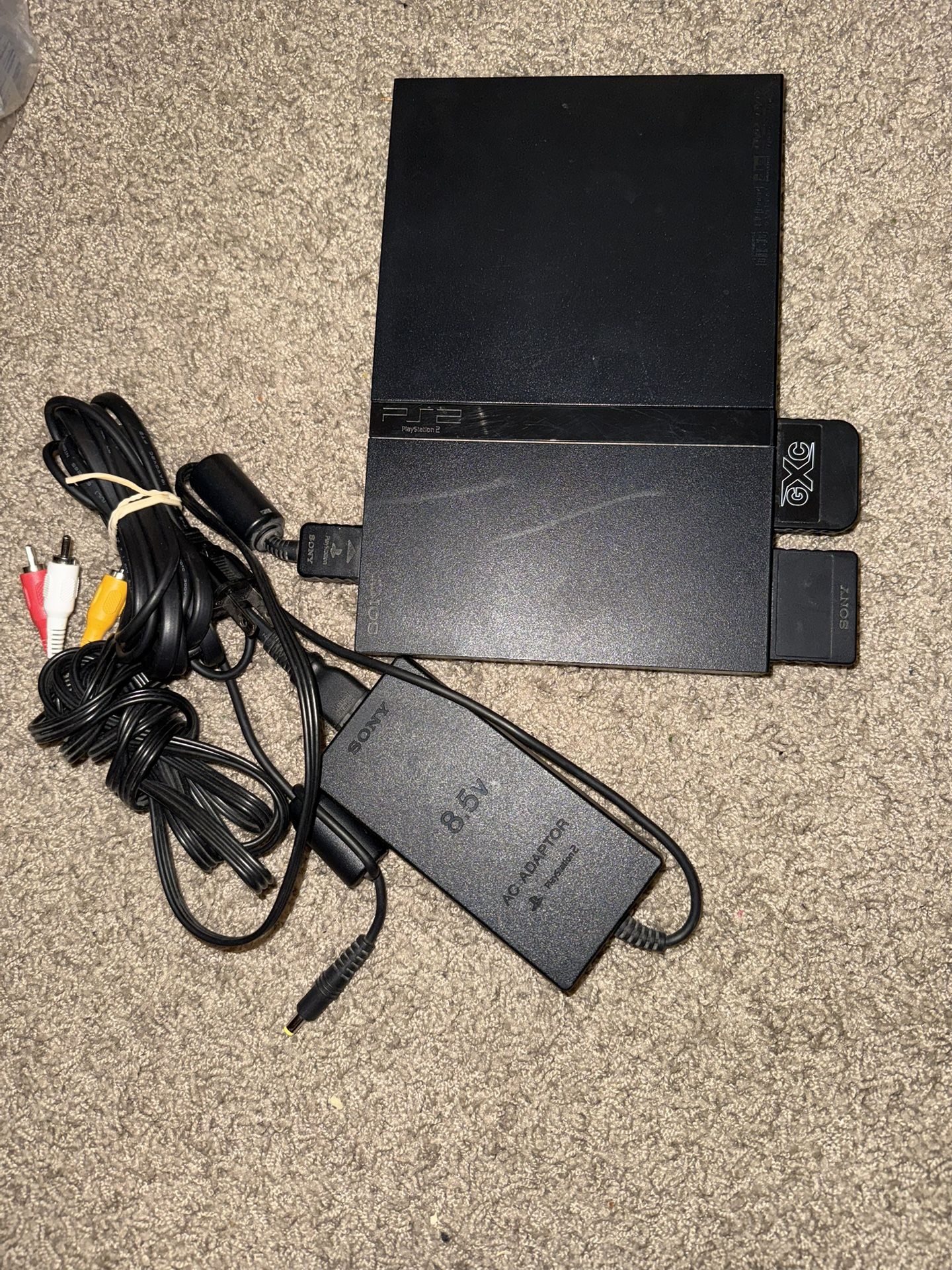 Used Working Ps2 working PS2 with three games and controller + memory cards for Sale in ...