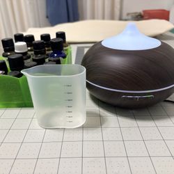 Super Quiet Aromatherapy Diffuser Includes Essential Oils 