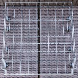Frigidaire dishwasher replacement bottom dish rack lower dishrack pullout tray with roller wheels