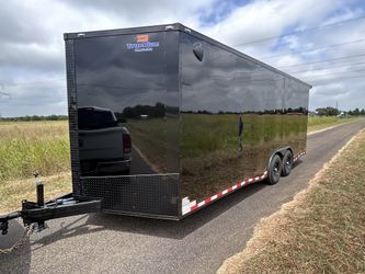 All New TrueBlue 8.5’x20’ Enclosed Cargo Car Hauler Box Trailer! Tandem Axles